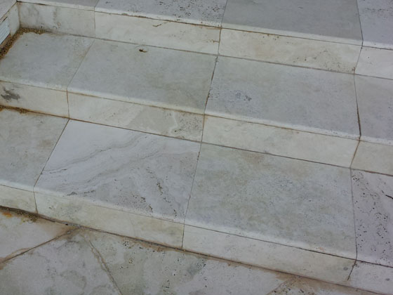 Exterior Natural Stone Cleaning and Restoration